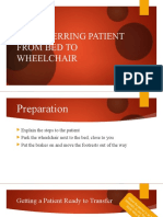 Chapter 3 Transferring Patient From Bed To Wheelchair