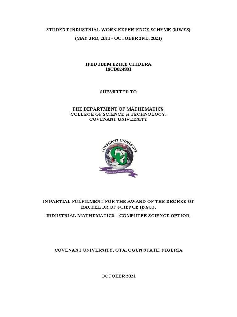 How To Write Siwes Report On Mass Communication