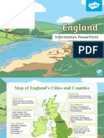 Map of England's Regions, Cities & Landmarks