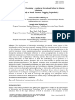 Optimization of E-Learning Learning at Vocational School in Selatan Minahasa (Case Study at North Sulawesi Shipping Polytechnic)