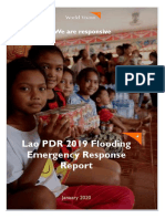 Lao PDR 2019 Flooding Emergency Response Report