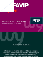 Aula 5 - Direito Processual Do Trabalho - Atos, Termos, Prazos e Nulidades