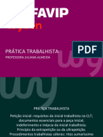 Prática trabalhista: requisitos, procedimentos e tutela provisória