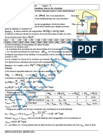 Solution Exercices de Suivi Temporeldune Transformation Vitesse Dereaction