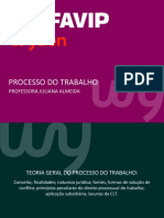 Aula 2 - Direito Processual Do Trabalho - Teoria Geral Do Processo Do Trabalho