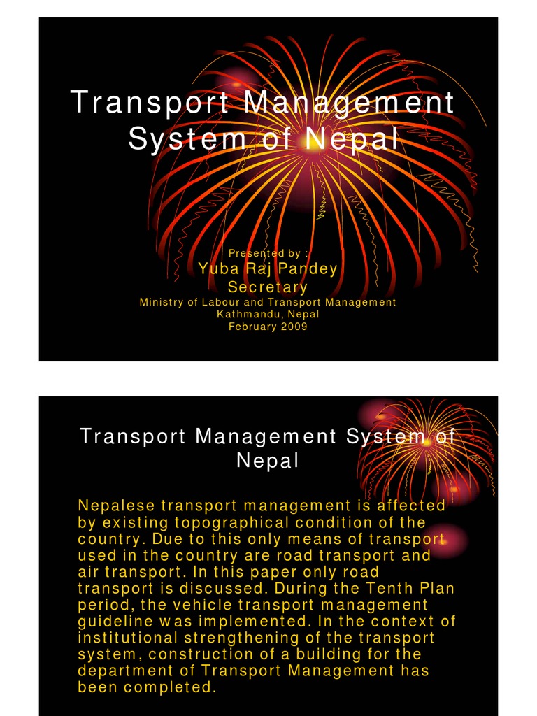 Transportation Management PDF Vehicles Transport