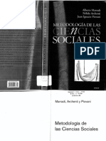 Marradi, Archenti y Piovani 2007 Metodología de Las Cs. Sociales