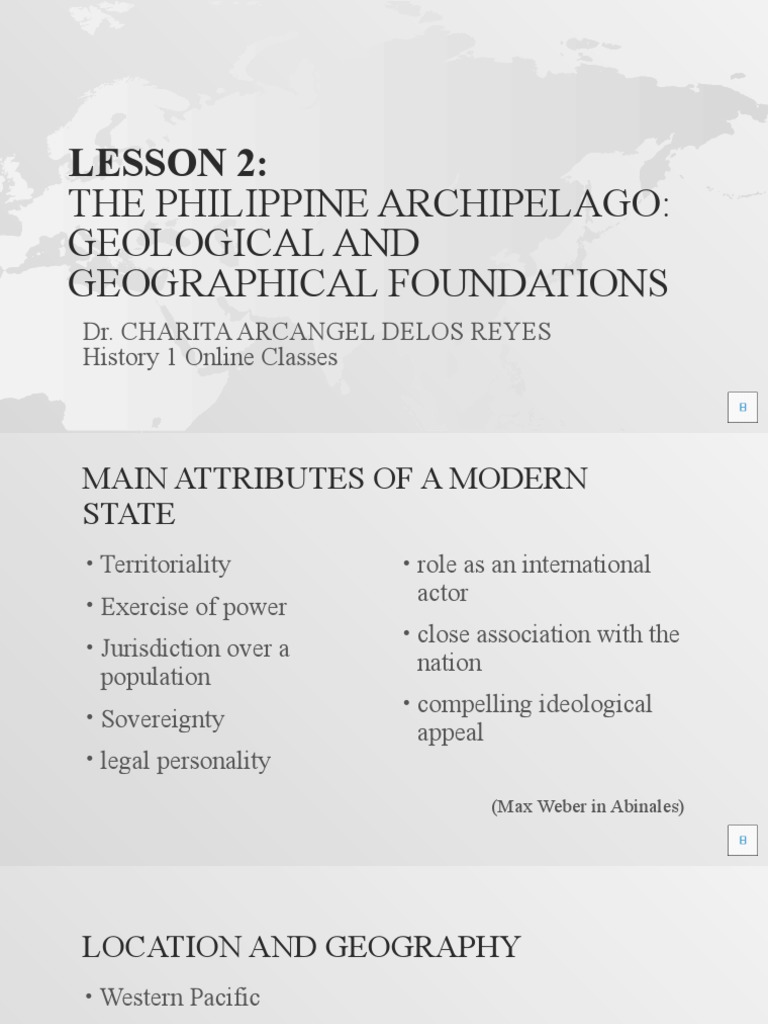 Lesson 2 The Philippine Archipelago PDF United Nations Convention