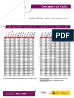 Horarios Cadiz Jerez 04 06 2022