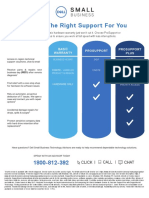 Dell Support Comparison Chart Revised