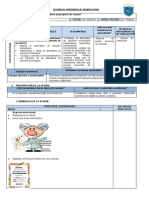 SESIÓN DE APRENDIZAJE DE CIENCIA Y TECNOLOGÍA 30-09-22 Proyecto de Ciencias