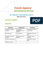 Travel Agency - Digital Marketing Strategy by Webpeckers