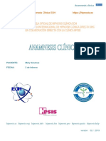Anamnesis Clinica Caso Clínico 01 Mely Sanchez