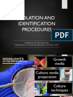 Isolation and Identification Procedures <40