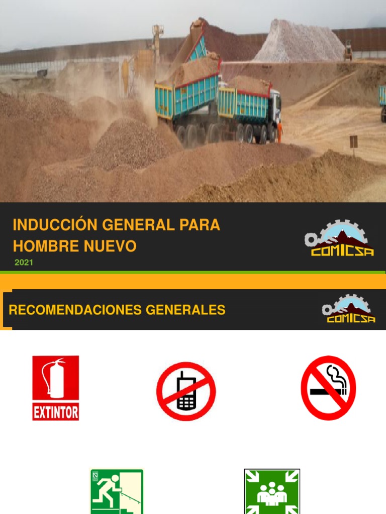 Induccion 2022 | PDF | Minería | Seguridad y salud ocupacional