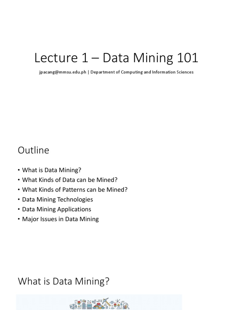 Introduction to Data Mining Concepts | PDF | Data Mining | Databases