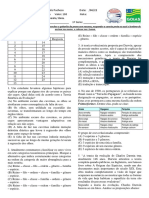 1 ANO TODOS INCLUSIVE TECNICO Avaliação Ciencias Da Natureza - 1 Série