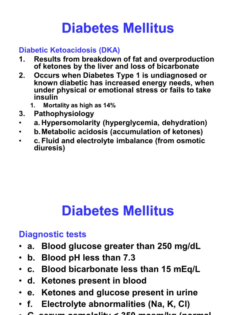 Diabetes Complications Hypoglycemia Diabetes Mellitus