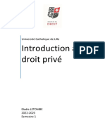 Introduction Au Droit Privé