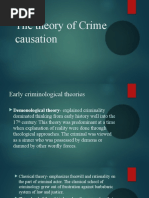 Crime Causation Tom