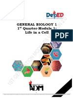 General Biology 1 1 Quarter Module 1 Life in a Cell Senior High School PDF Free (1)