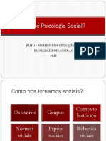 Aula 2 O Que É Psicologia Social