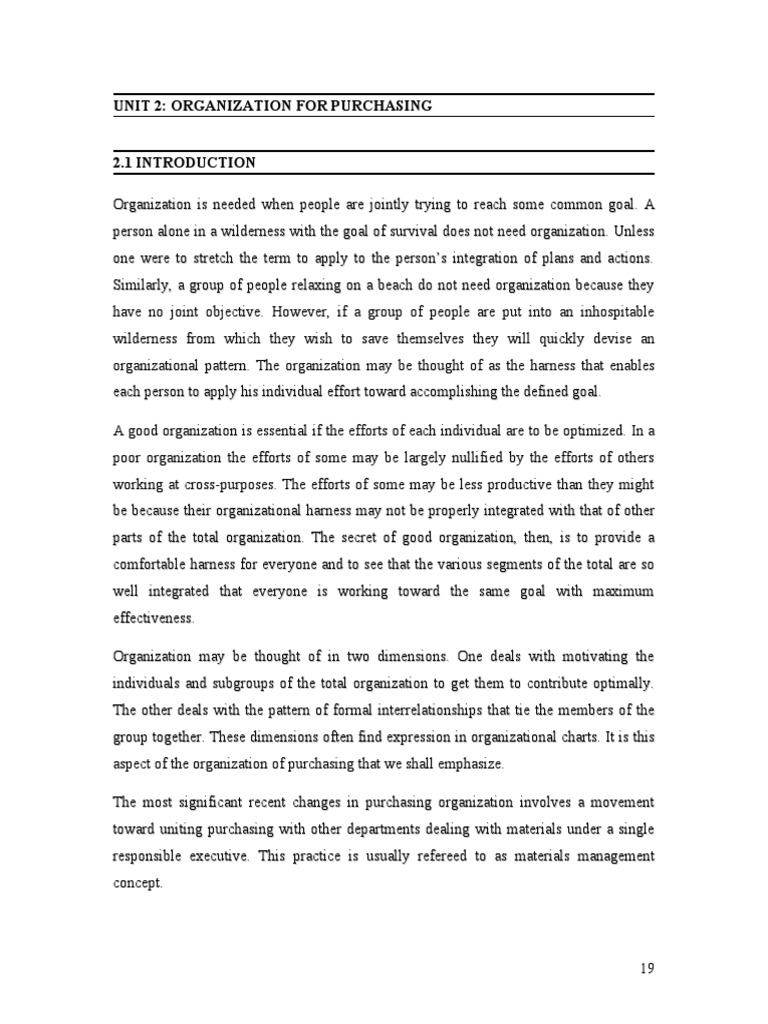 Purchasing Management Unit 2 | PDF | Procurement | Business