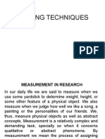 Scaling Techniques