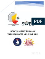 How To Submit Form-6b Through Voter Helpline App-Reg