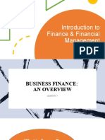 Chapter 1 Introduction To Finance