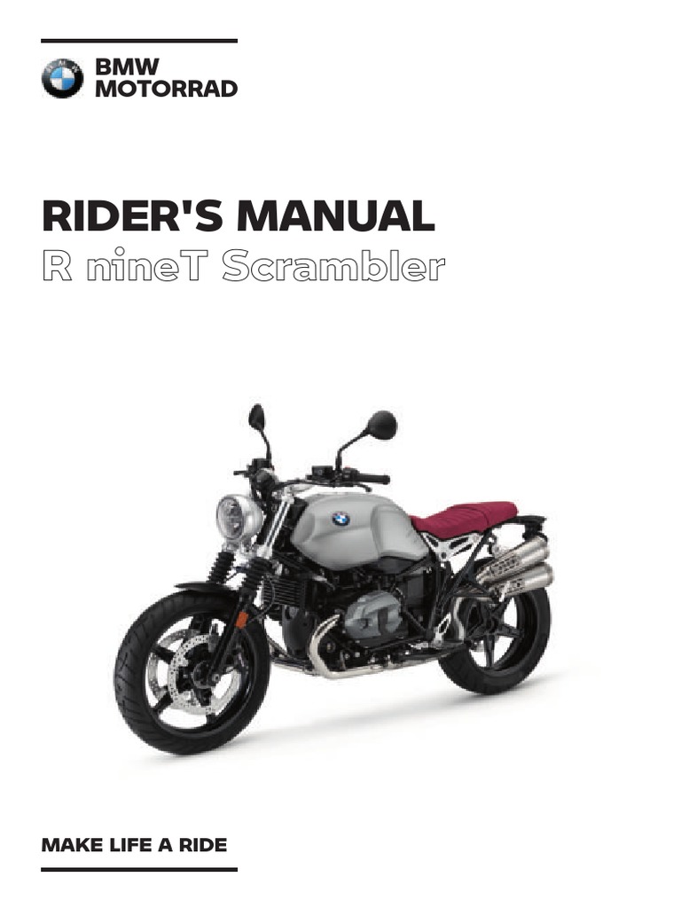 Rider'S Manual: R Ninet Scrambler | PDF | Mobile Device | Anti Lock ...