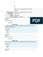 XML Prelim Quiz 1