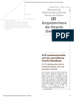Jorge Sánchez. Manual de Administración de Bases de Datos. Arquitectura de Oracle Database