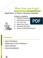 Stock Valuation Case Study