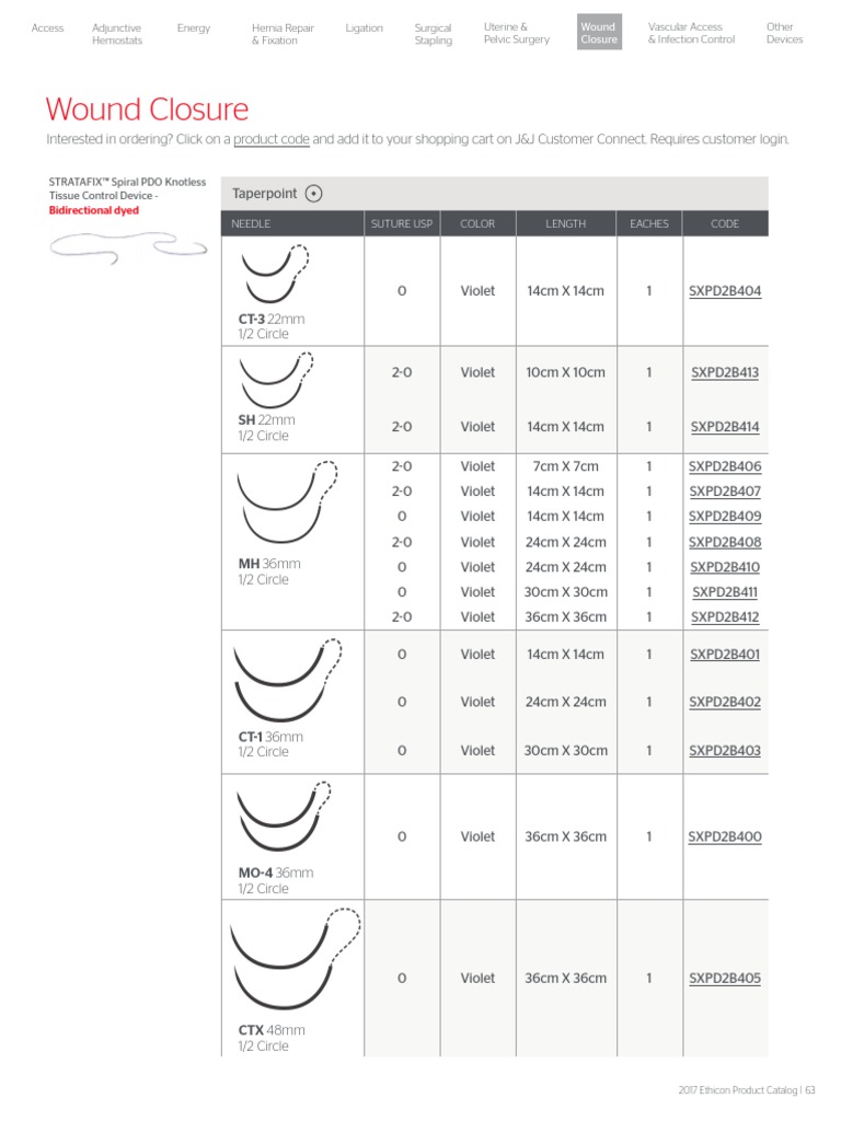 Ethicon Catalog Pdf | Tous les catalogues et fiches techniques (PDF ...
