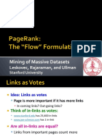 Pagerank The Flow Formulation
