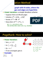 Pagerank Power Iteration