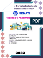 Activdad Entregable 1 Costos y Presupuestos