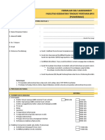 Lampiran 3 Formulir Self Assessment Pengajuan Perpanjangan FKTP