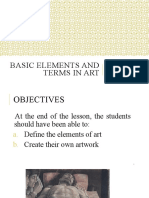 1.4 Basic Elements and Terms in Art FIN