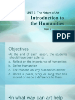 1.1 Intro To Humanities Edit