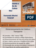 MC3 - Dimensionamento e Composicao de Custos de Coleta RSU