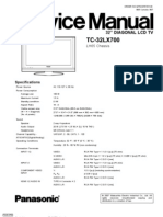 32" Diagonal LCD TV: Specifications