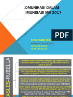 Stratergi Komunikasi Kampanye Imunisasi MR 2017-8 Maret17
