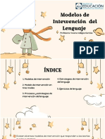 Modelos de Intervención Del Lenguaje- Clase 1