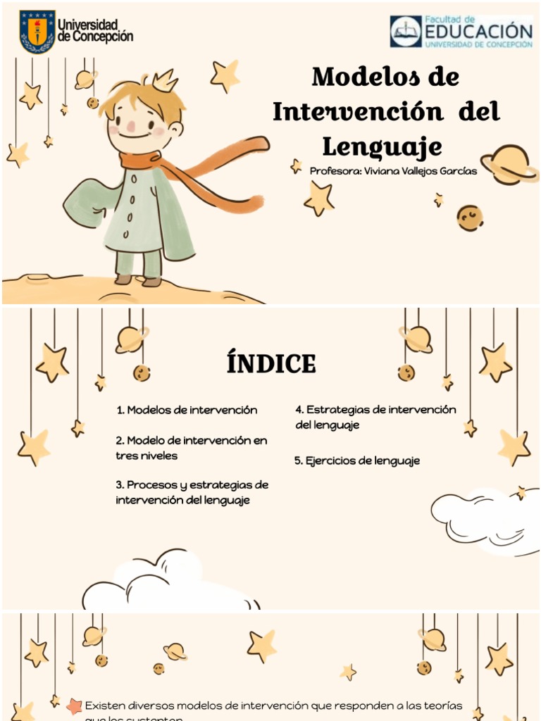 Modelos de Intervención Del Lenguaje - Clase 1 | PDF