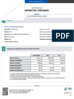 Histórico de empréstimos consignados