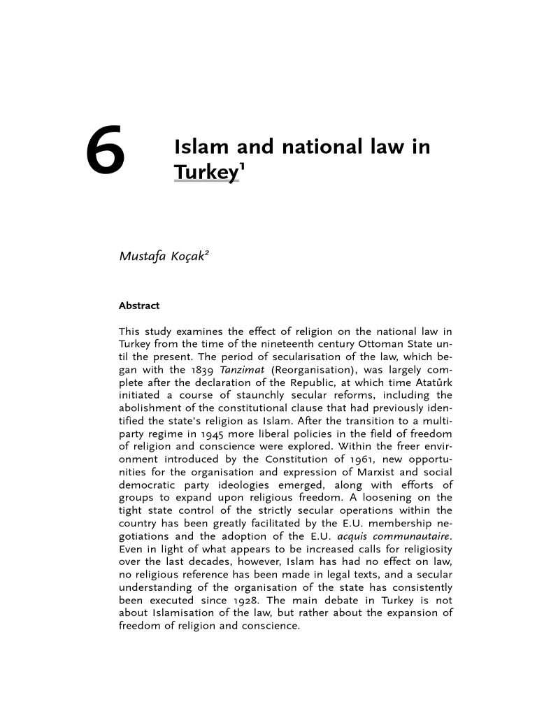 Shariah Incorporated Jan Michiel Otto232273 Turkey PDF Sharia