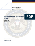 Mississippi 2022 SLFRF Recovery Plan Performance Report