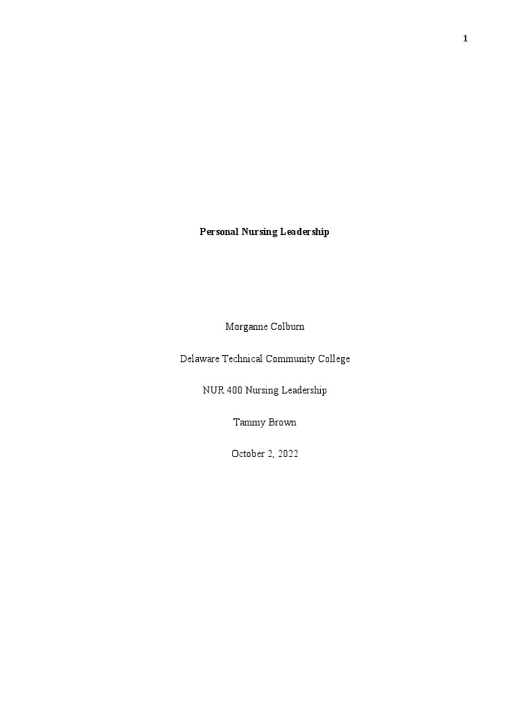 Transformational Leadership in Nursing | PDF | Nursing | Leadership